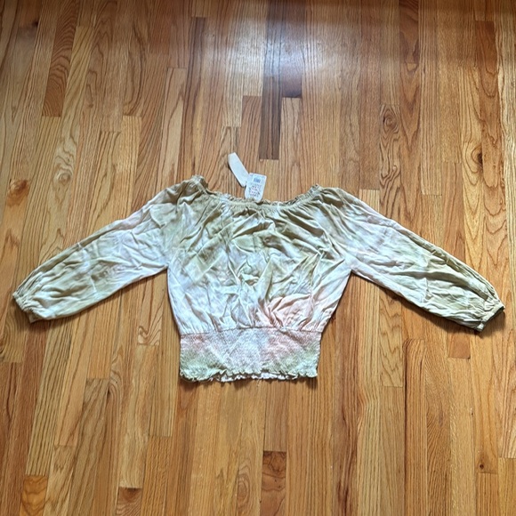 Mystree Tie Dye Off the Shoulder Top - Picture 5 of 6